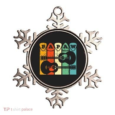 Papaw Guitar Pick Gift Guitar Player Grandpa Retro Guitarist Ornament
