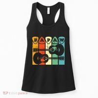 Papaw Guitar Pick Gift Guitar Player Grandpa Retro Guitarist Women's Tank Top thumb 0