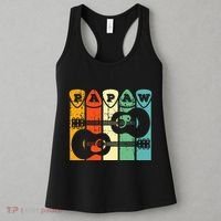 Papaw Guitar Pick Gift Guitar Player Grandpa Retro Guitarist Women's Tank Top thumb 3