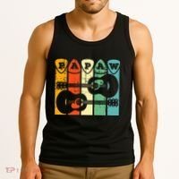 Papaw Guitar Pick Gift Guitar Player Grandpa Retro Guitarist Tank Top thumb 3