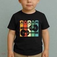 Papaw Guitar Pick Gift Guitar Player Grandpa Retro Guitarist Toddler T-Shirt thumb 2