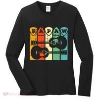 Papaw Guitar Pick Gift Guitar Player Grandpa Retro Guitarist Women's Long Sleeve Shirt thumb 0