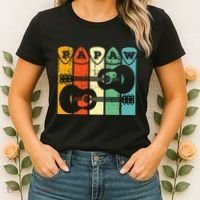 Papaw Guitar Pick Gift Guitar Player Grandpa Retro Guitarist Women's T-Shirt thumb 2