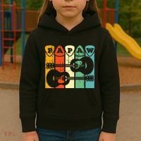 Papaw Guitar Pick Gift Guitar Player Grandpa Retro Guitarist Kids Hoodie thumb 3