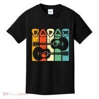 Papaw Guitar Pick Gift Guitar Player Grandpa Retro Guitarist Kids T-Shirt thumb 0