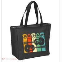 Papaw Guitar Pick Gift Guitar Player Grandpa Retro Guitarist Tote Bag thumb 2