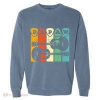 Papaw Guitar Pick Gift Guitar Player Grandpa Retro Guitarist Garment-Dyed Sweatshirt thumb 0
