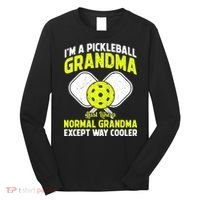 Pickleball Grandma Pickleball Player Grandmother Long Sleeve Shirt thumb 0