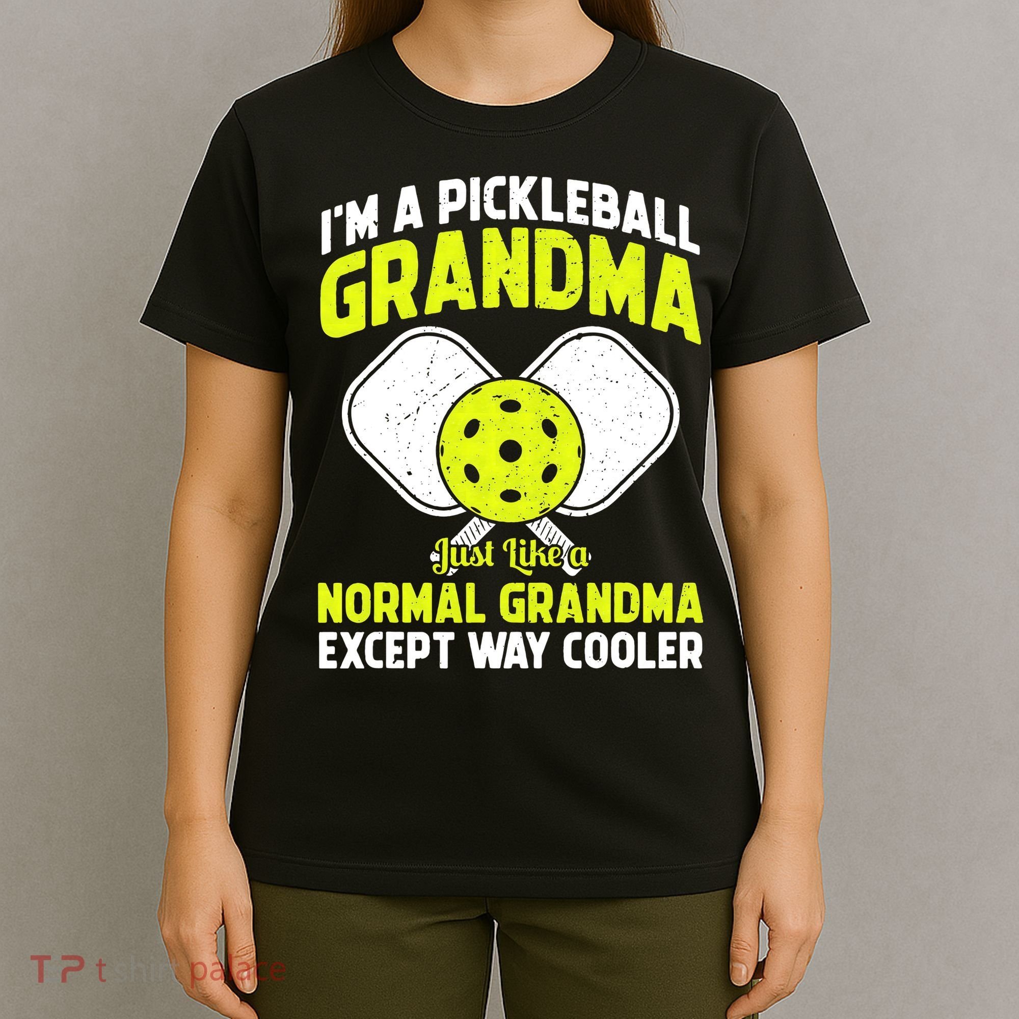 Pickleball Grandma Pickleball Player Grandmother T-Shirt