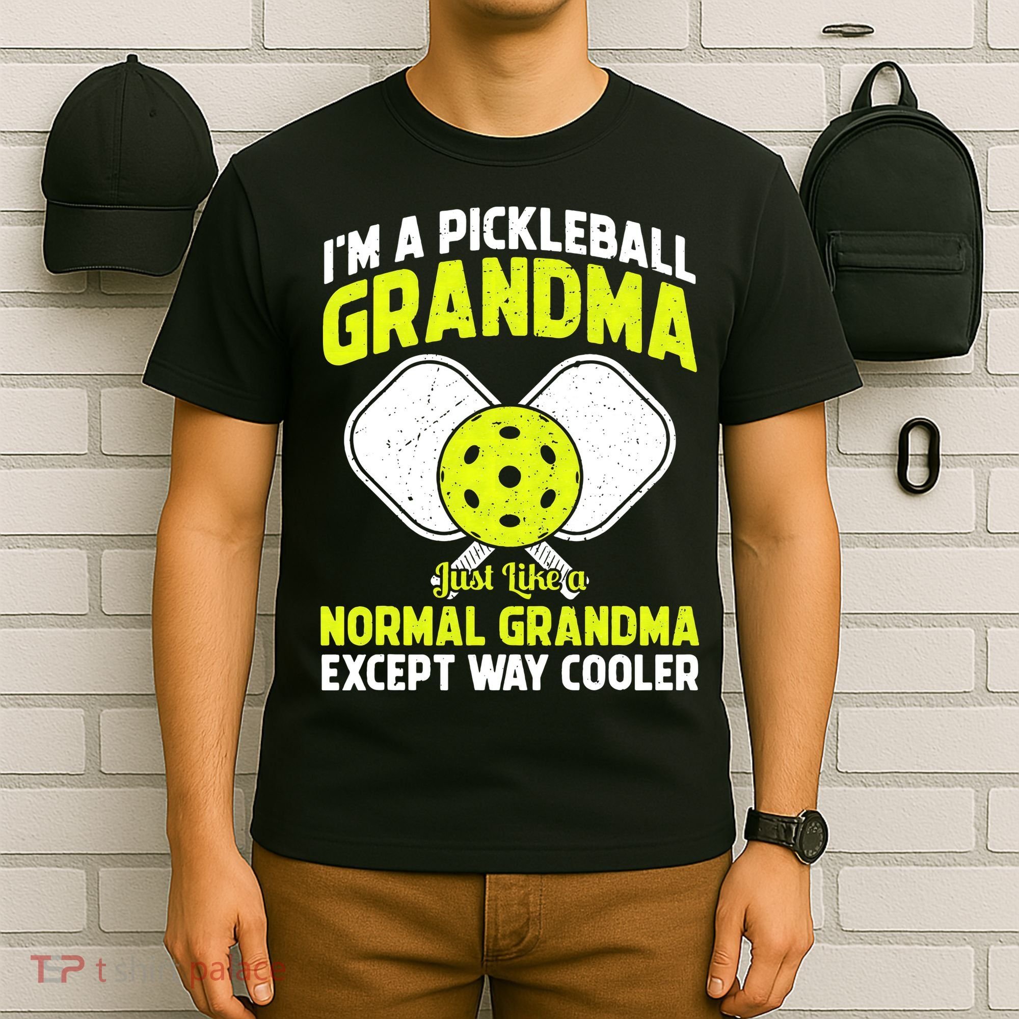 Pickleball Grandma Pickleball Player Grandmother T-Shirt