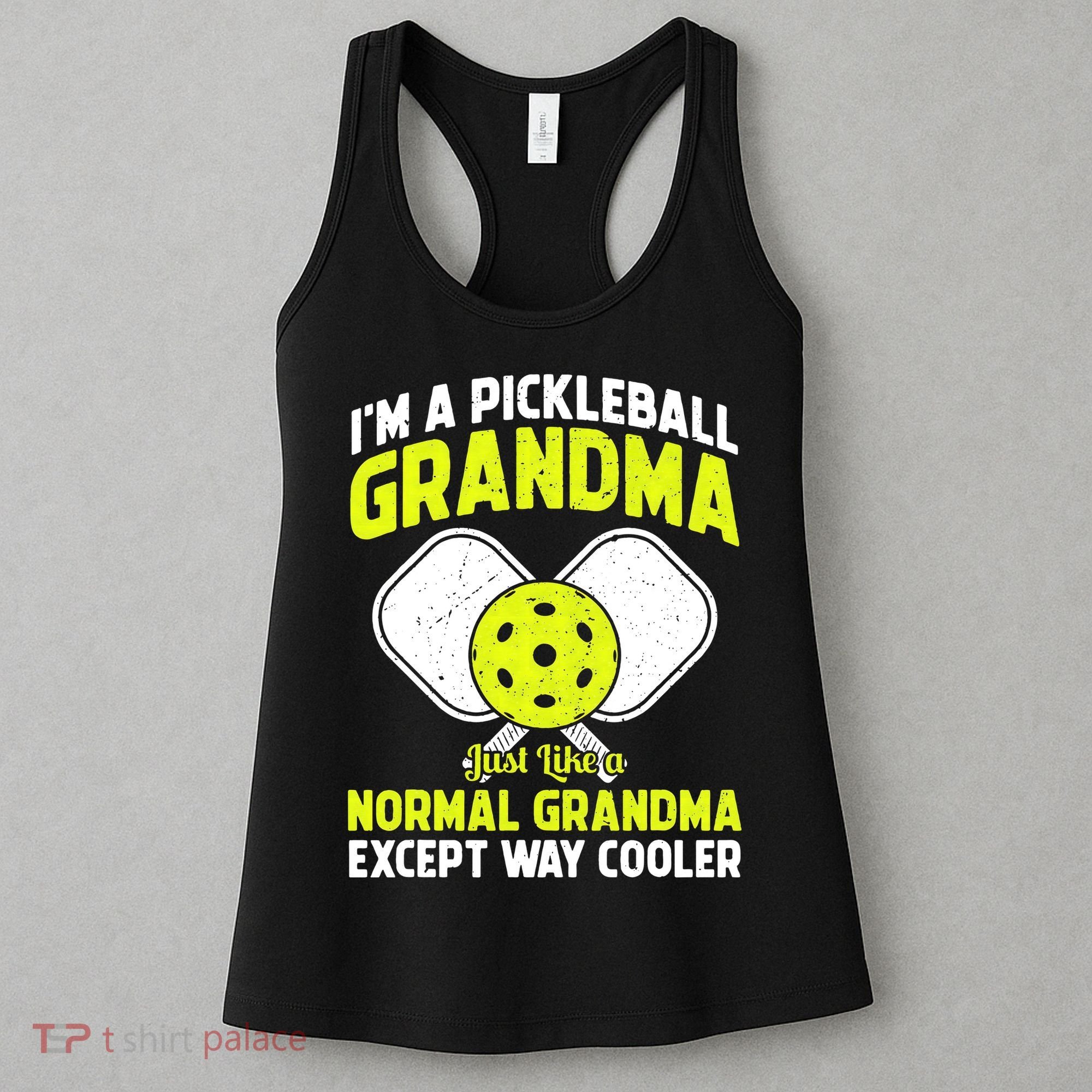 Pickleball Grandma Pickleball Player Grandmother Women's Tank Top