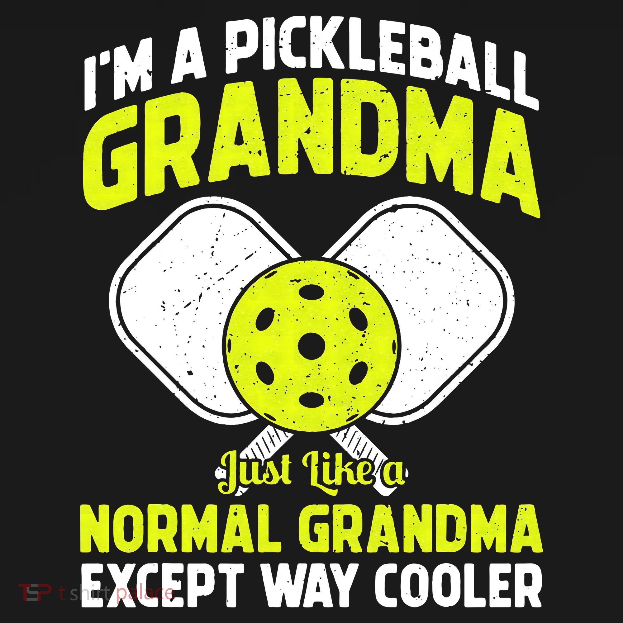 Pickleball Grandma Pickleball Player Grandmother Women's Tank Top