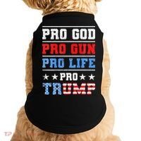 Pro God Pro Gun Pro Life Pro Trump Doggie Tank thumb 0