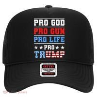 Pro God Pro Gun Pro Life Pro Trump Hat thumb 0