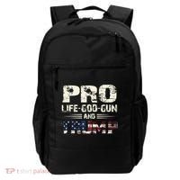 Pro God Pro Gun Pro Life Pro Trump Backpack thumb 0