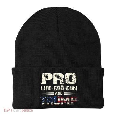 Pro God Pro Gun Pro Life Pro Trump Beanie