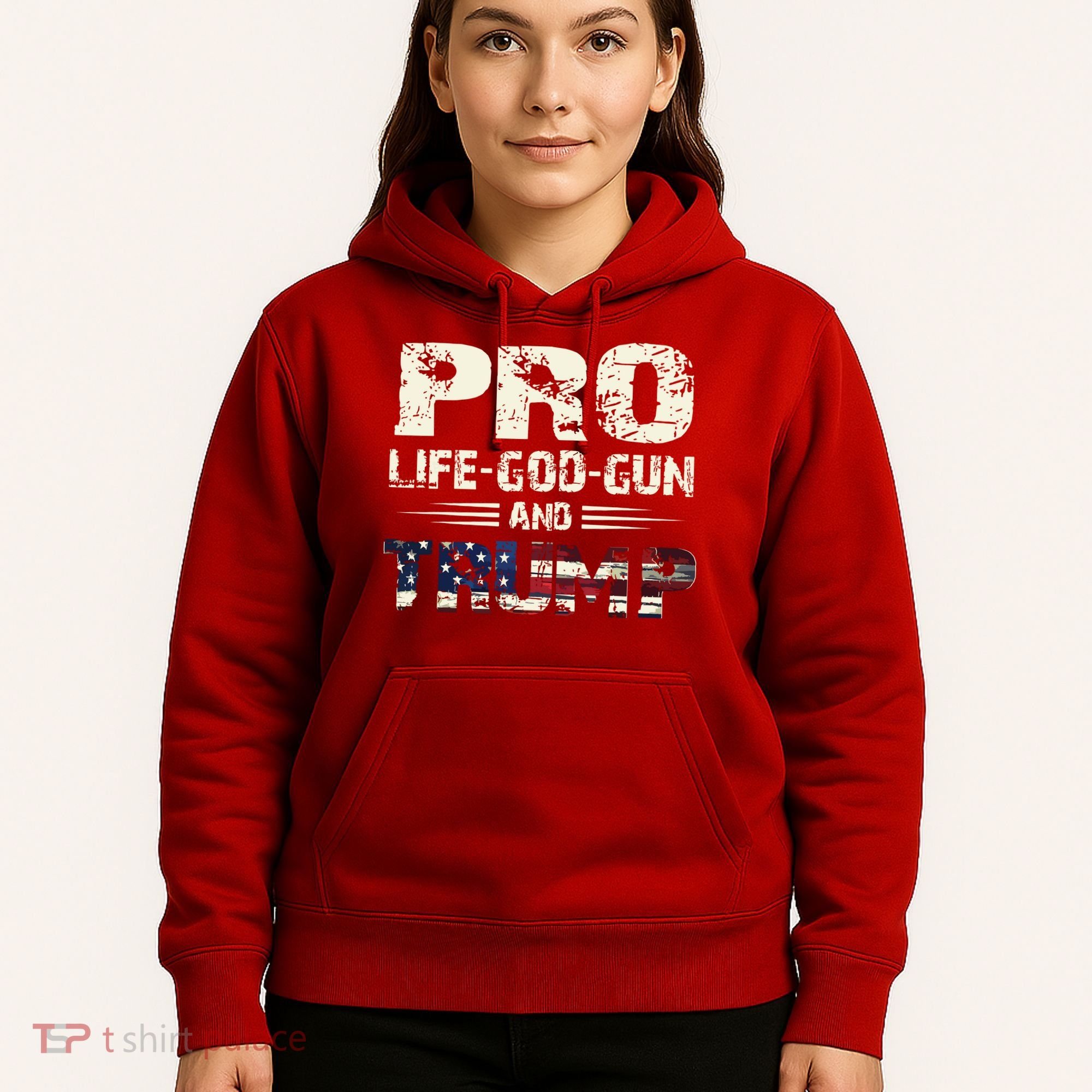 Pro God Pro Gun Pro Life Pro Trump Hoodie