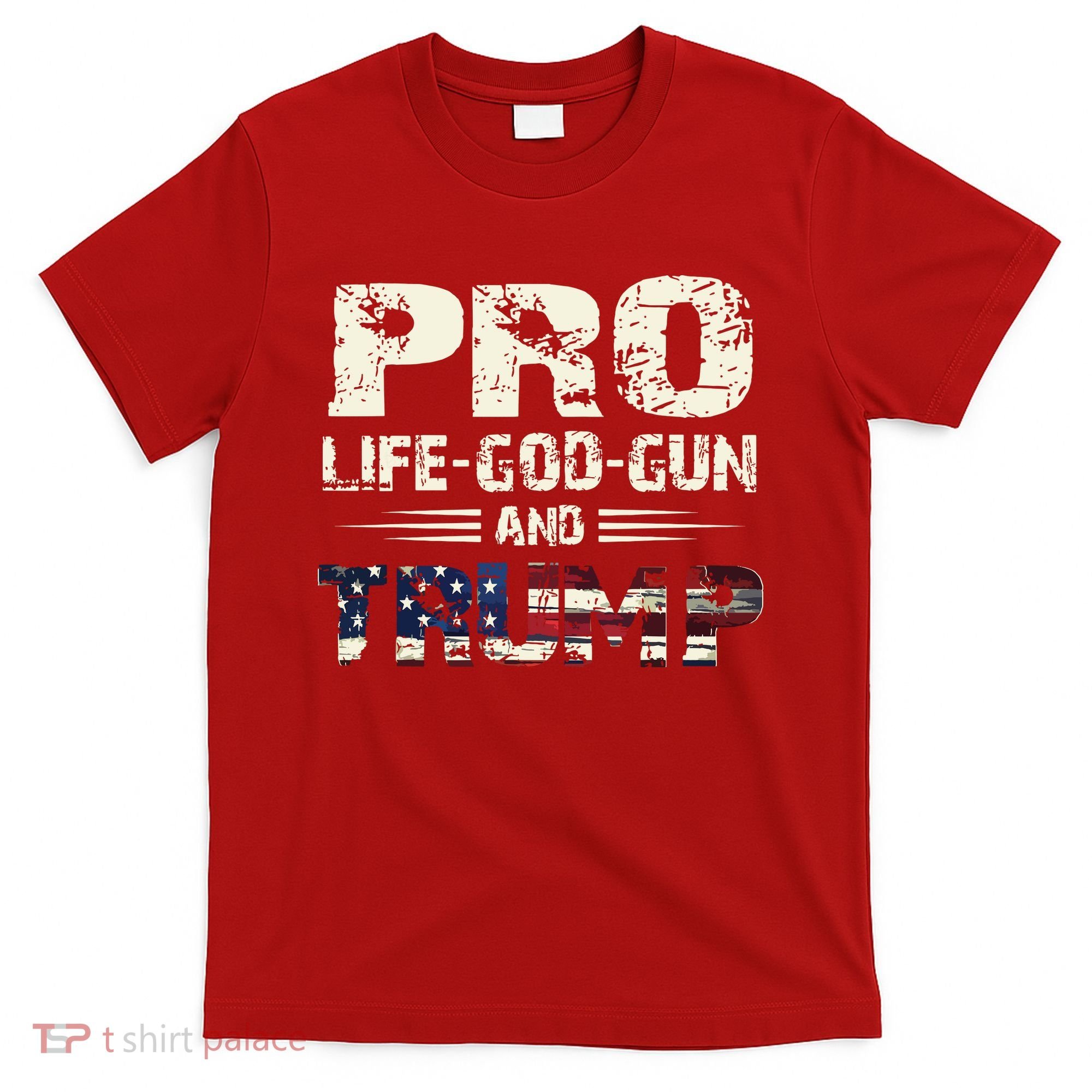 Pro God Pro Gun Pro Life Pro Trump T-Shirt