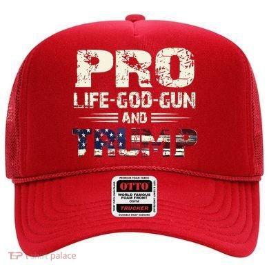 Pro God Pro Gun Pro Life Pro Trump Hat