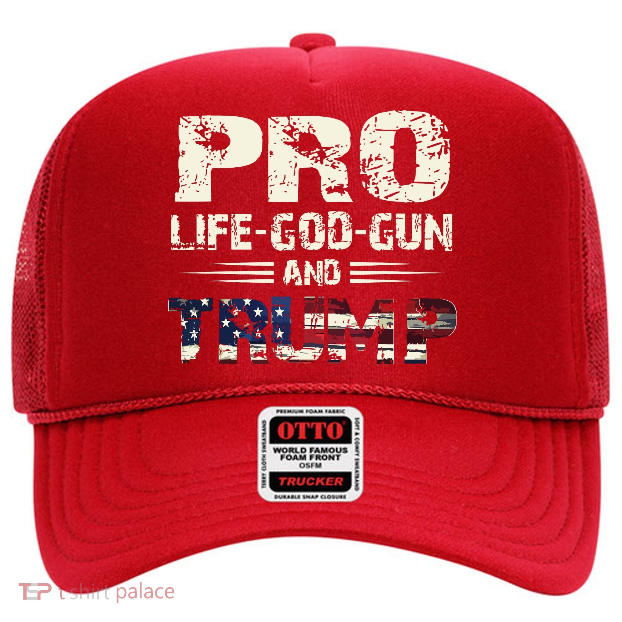 Pro God Pro Gun Pro Life Pro Trump Hat