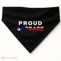 Proud Garbage Peurto Rico Flag Boricua USA-Made Doggie Bandana thumb 0