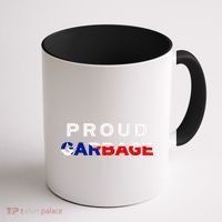 Proud Garbage Peurto Rico Flag Boricua Coffee Mug thumb 1