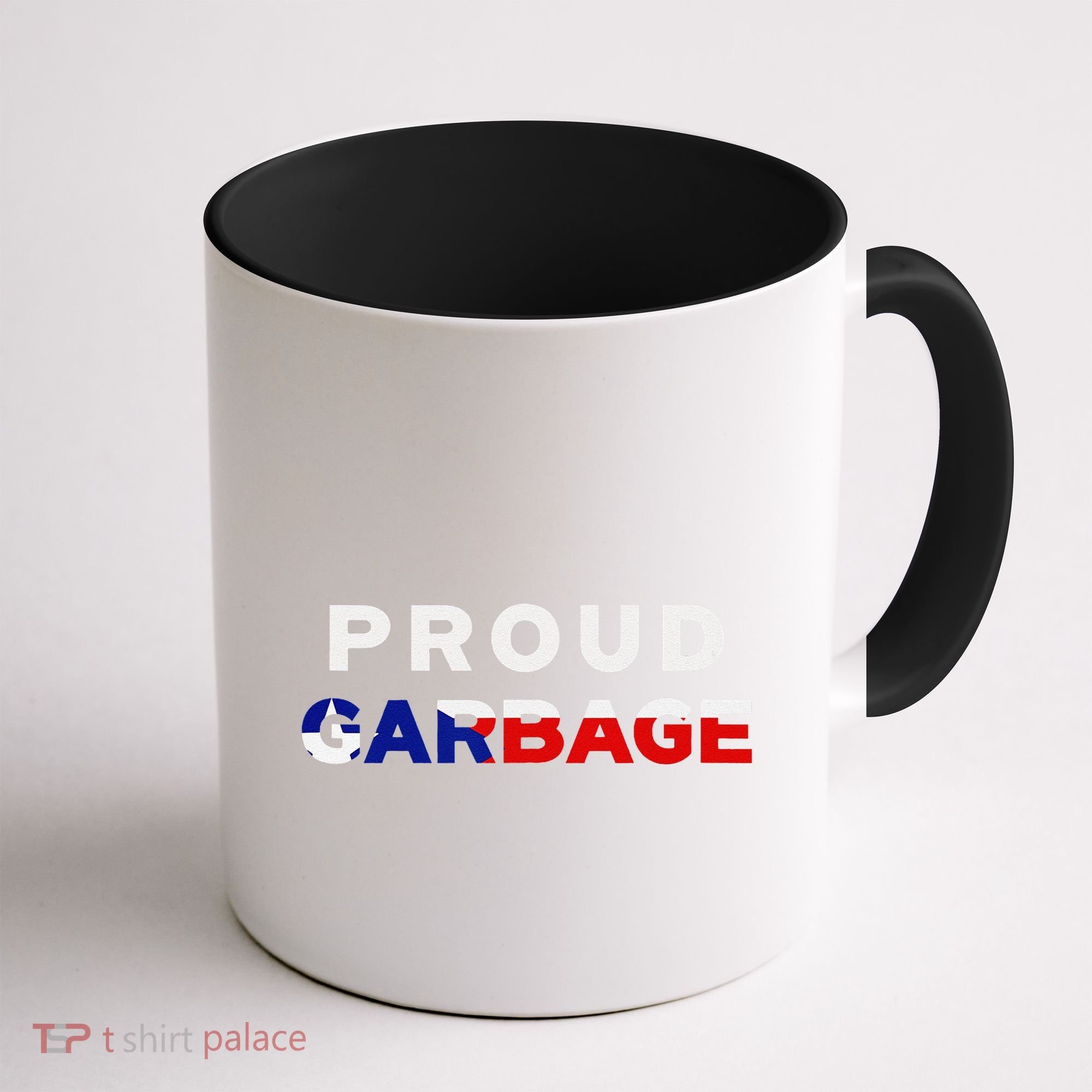 Proud Garbage Peurto Rico Flag Boricua Coffee Mug