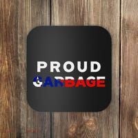 Proud Garbage Peurto Rico Flag Boricua Coaster thumb 0