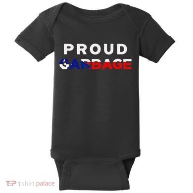 Proud Garbage Peurto Rico Flag Boricua Baby Bodysuit