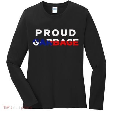 Proud Garbage Peurto Rico Flag Boricua Women's Long Sleeve Shirt