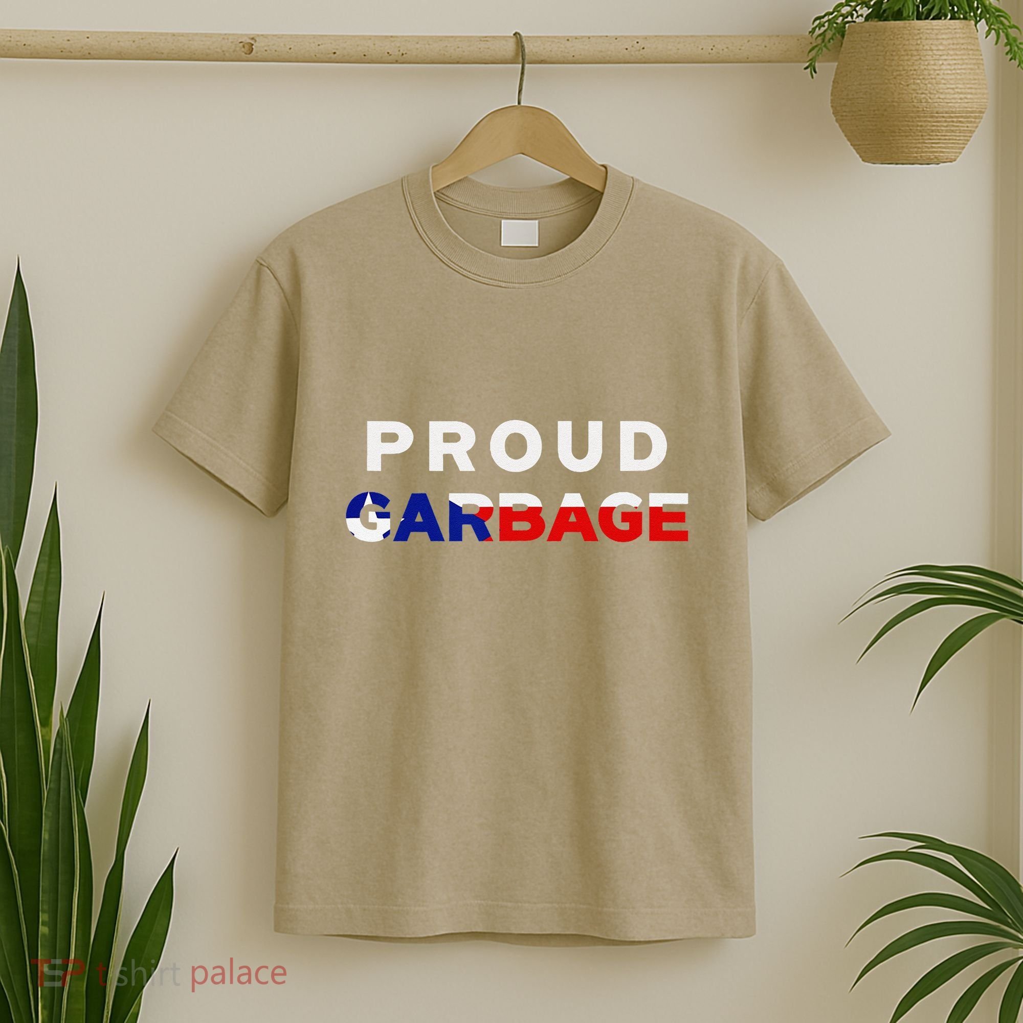 Proud Garbage Peurto Rico Flag Boricua T-Shirt