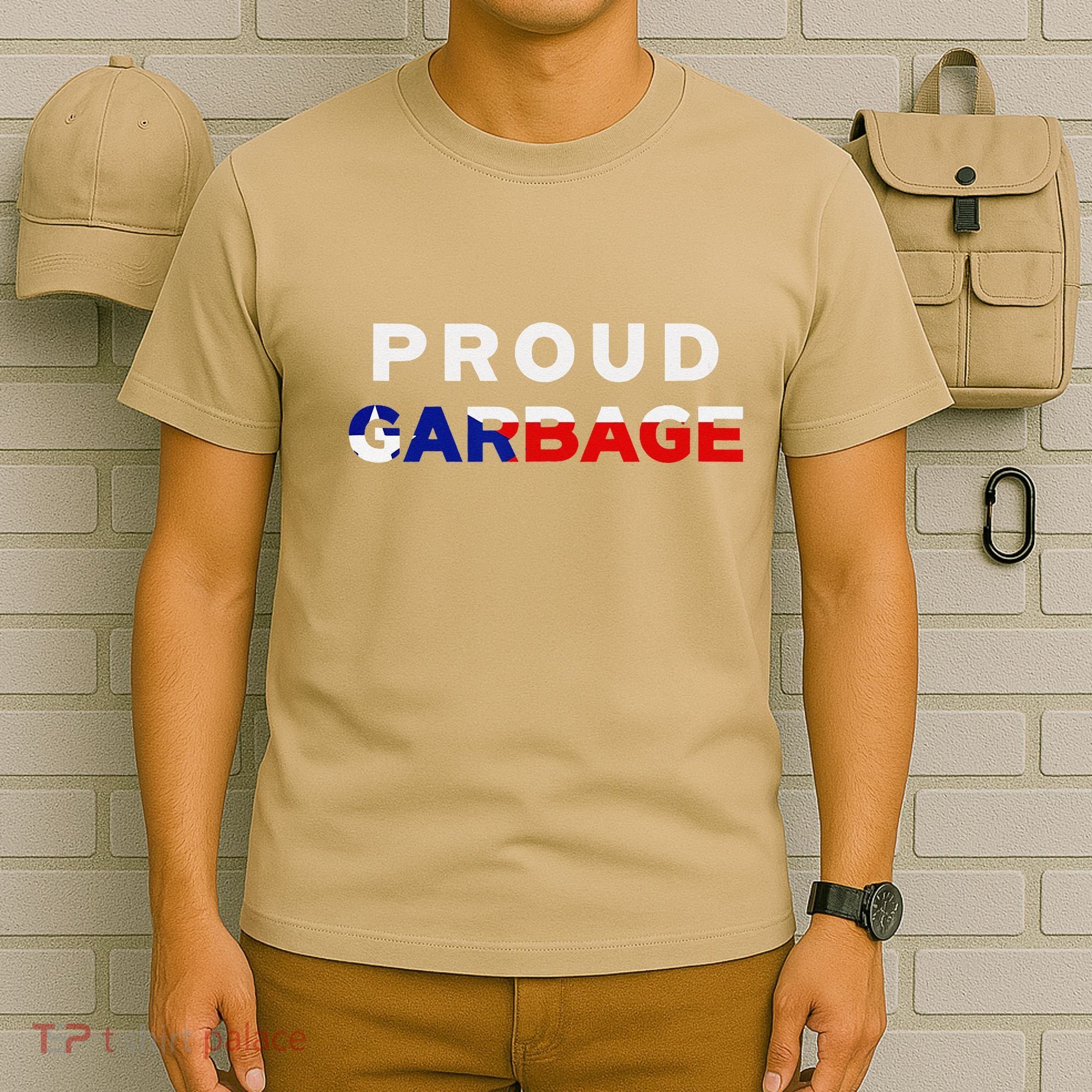 Proud Garbage Peurto Rico Flag Boricua T-Shirt