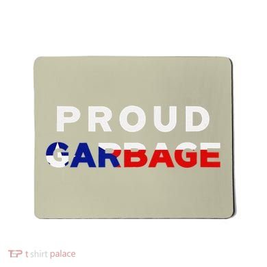 Proud Garbage Peurto Rico Flag Boricua Mousepad
