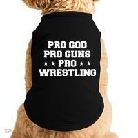 Pro God Pro Guns Pro Wrestling Doggie Tank thumb 0