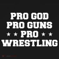 Pro God Pro Guns Pro Wrestling USA-Made Doggie Bandana thumb 2