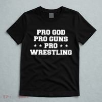 Pro God Pro Guns Pro Wrestling T-Shirt thumb 5