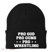 Pro God Pro Guns Pro Wrestling Beanie thumb 0