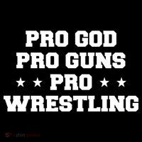 Pro God Pro Guns Pro Wrestling Baby Bodysuit thumb 2