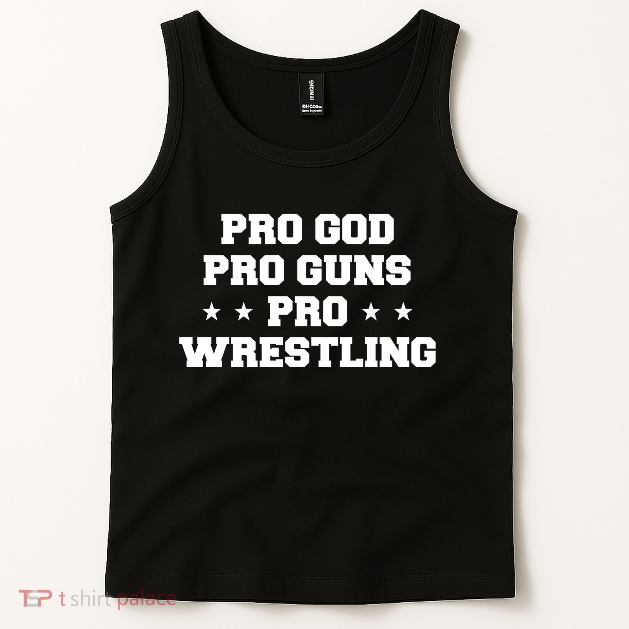 Pro God Pro Guns Pro Wrestling Tank Top