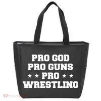 Pro God Pro Guns Pro Wrestling Tote Bag thumb 0