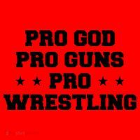 Pro God Pro Guns Pro Wrestling Santa Hat thumb 1