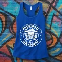 Paintball Grandpa Paintball Player Grandpa Paintballer Women's Tank Top thumb 3