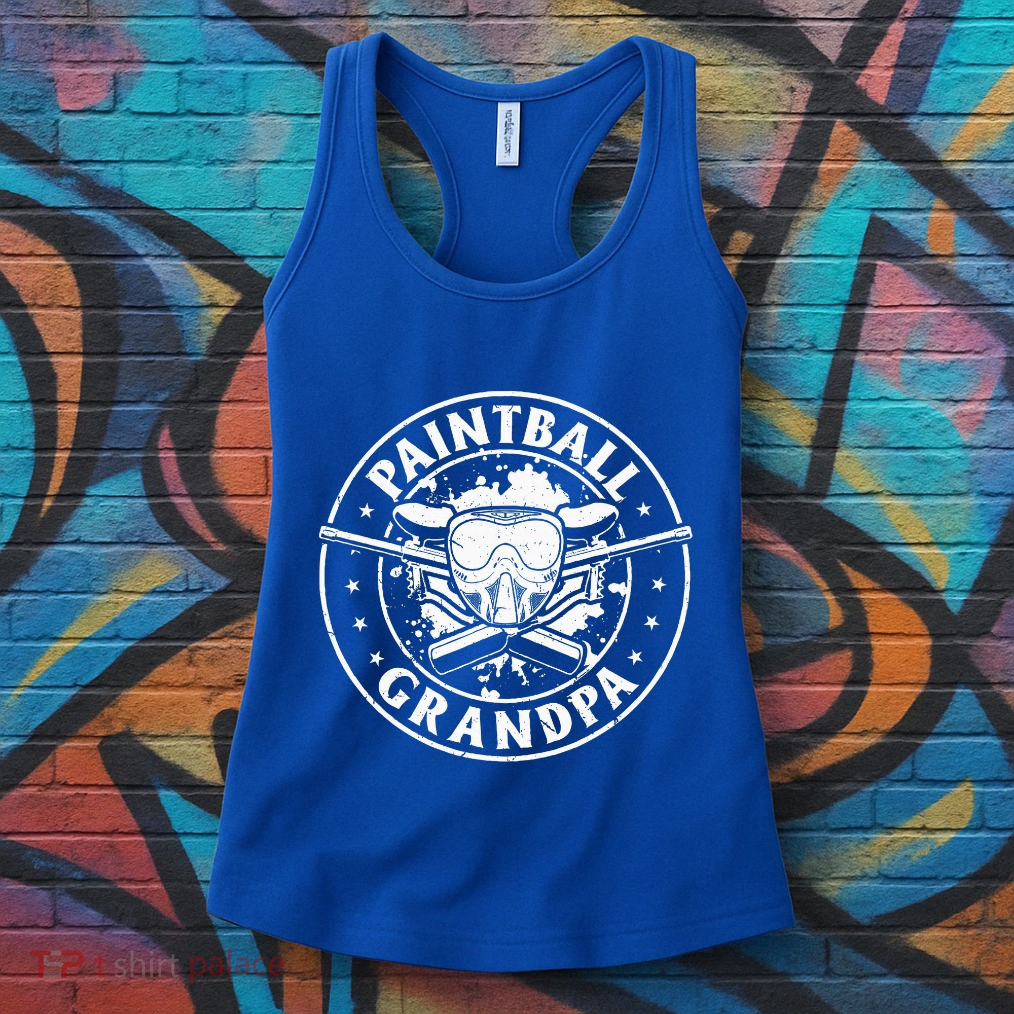 Paintball Grandpa Paintball Player Grandpa Paintballer Women's Tank Top