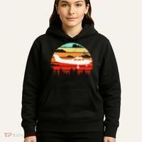 Pilot Gift Retro C172 Aircraft Flying Aviation Hoodie thumb 5