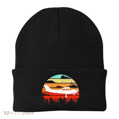 Pilot Gift Retro C172 Aircraft Flying Aviation Beanie