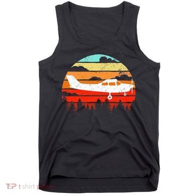 Pilot Gift Retro C172 Aircraft Flying Aviation Tank Top