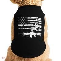 Patriotic Gun Rights 2nd Adt Ar15 American Flag Great Gift Meaningful Gift Doggie Tank thumb 0