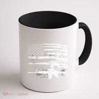 Patriotic Gun Rights 2nd Adt Ar15 American Flag Great Gift Meaningful Gift Coffee Mug thumb 1