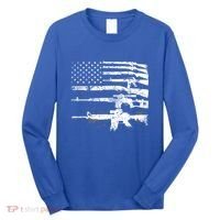 Patriotic Gun Rights 2nd Adt Ar15 American Flag Great Gift Meaningful Gift Long Sleeve Shirt thumb 0