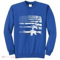 Patriotic Gun Rights 2nd Adt Ar15 American Flag Great Gift Meaningful Gift Sweatshirt thumb 0
